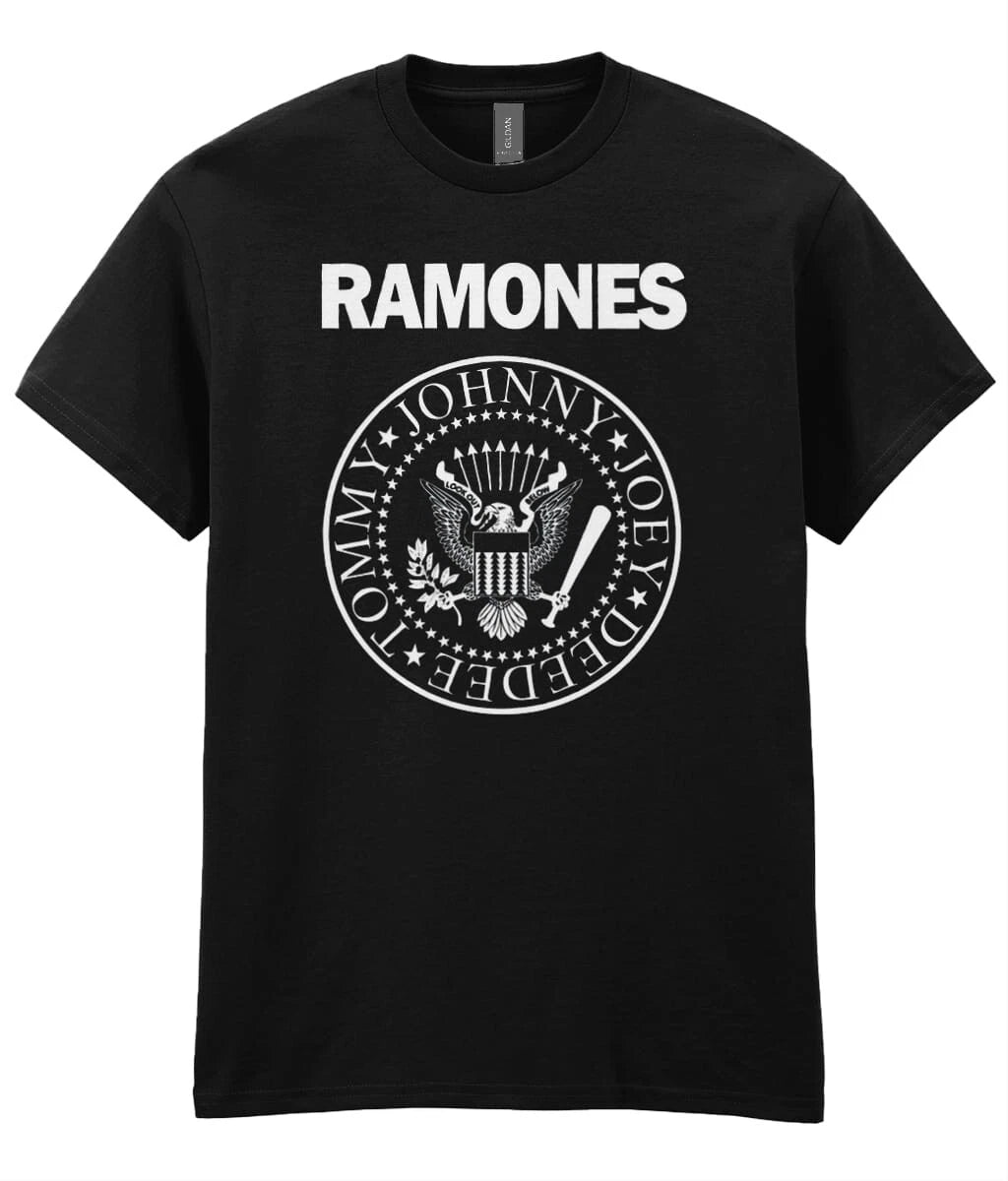 Ramones Presidential Seal T Shirt Official Punk Album Art Mens Classic Tee