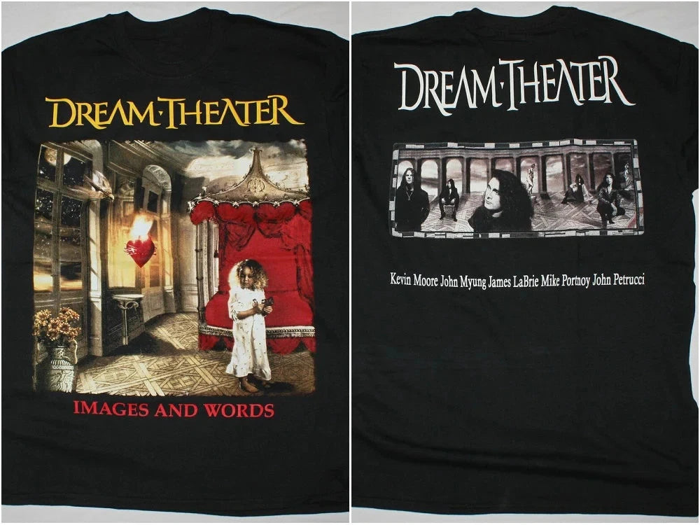 DREAM THEATER IMAGES AND WORDS BLACK T SHIRT