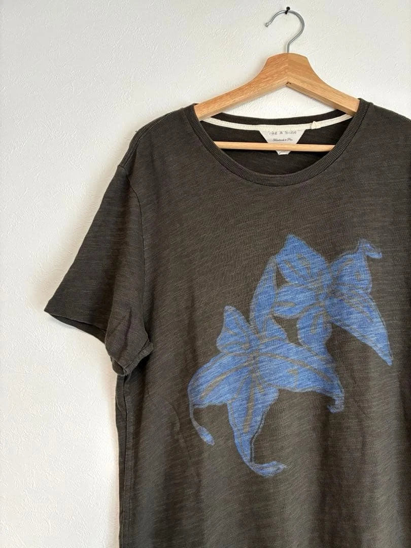 rag & bone Men's T-Shirt Size M Gray Soft Cotton
