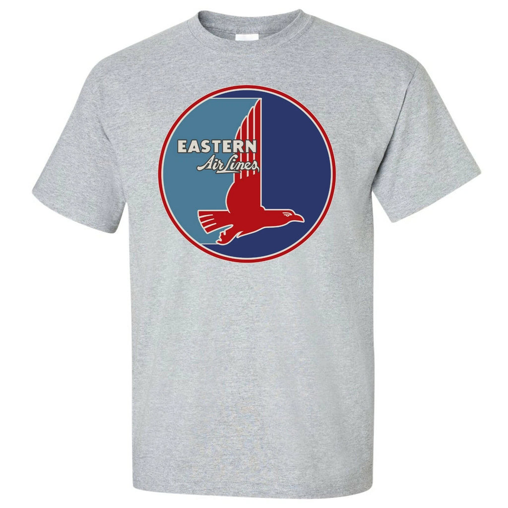 Eastern Airlines Vintage Logo T-Shirt - Defunct Airline - 100% Preshrunk Cotton