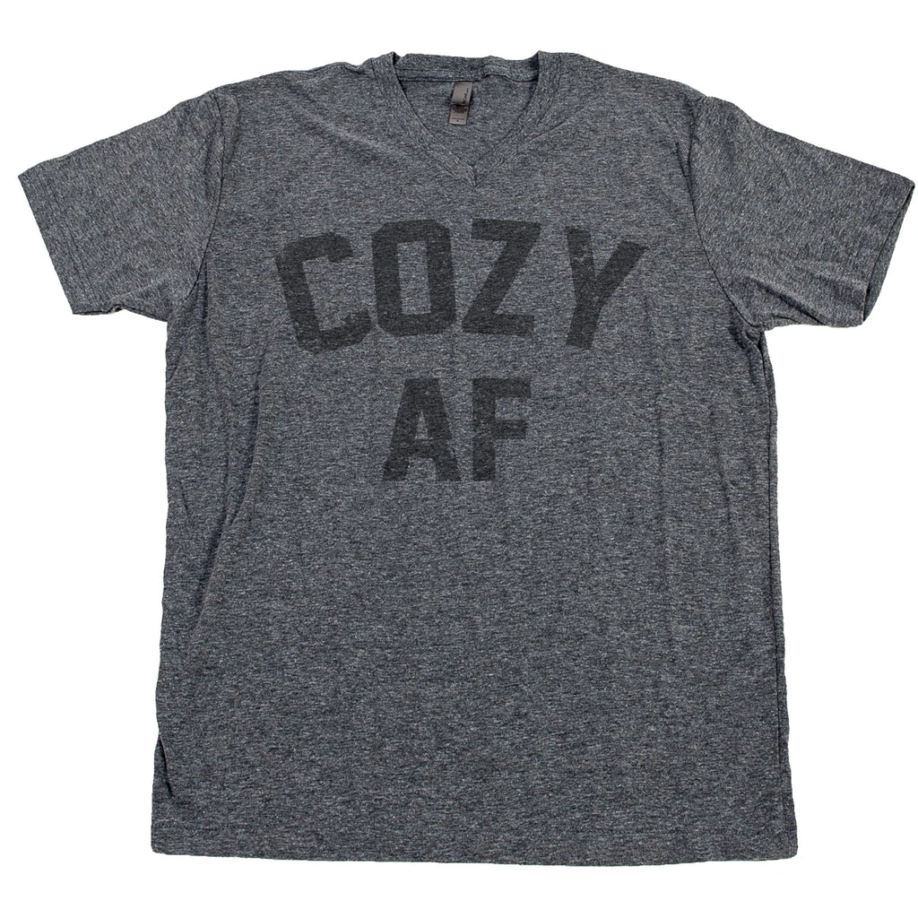COZY AF T Shirt Stay Home Cuddle Hang Out Chill Bed Nap Weekends Lay Tee