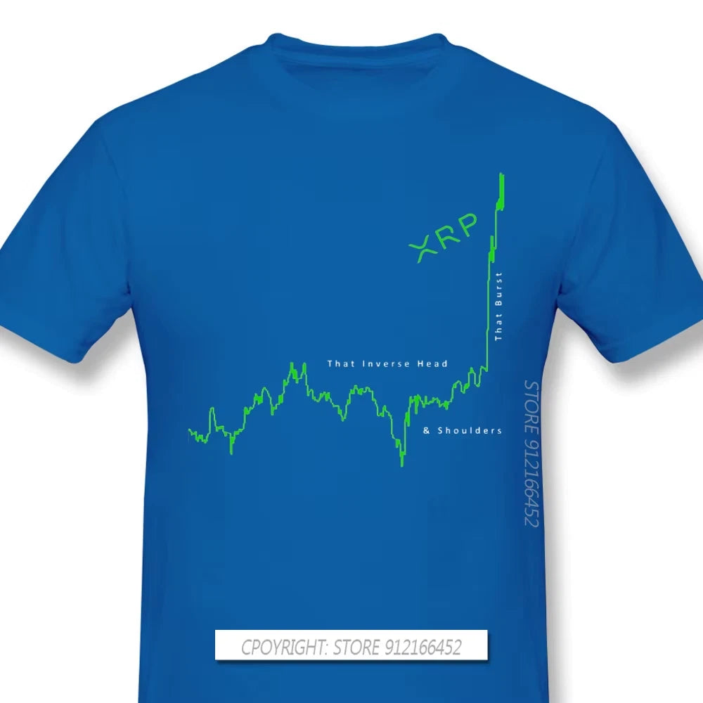 Men XRP Ripple Coin Cryptocurrency Black T-Shirts Inverse H&S Edition Tshirt Pur