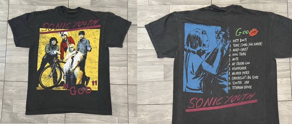 SONIC YOUTH vintage 1990 t shirt