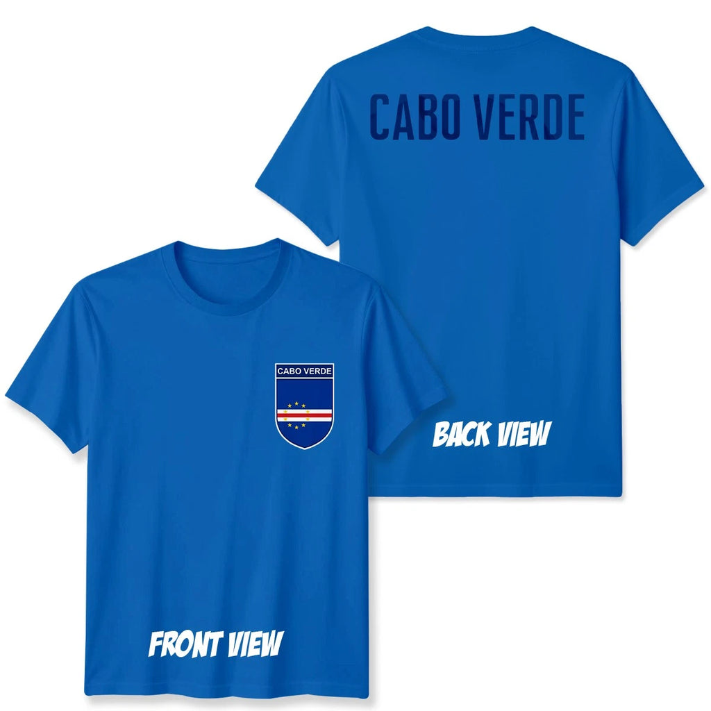 Cabo Verde Football Unisex Kids T-Shirt Country Pride Soccer Tee #WC