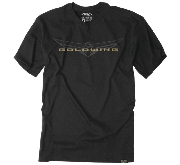 Factory Effex Gold Wing Sketched T-Shirts Motorcycle ATV/UTV Street Bike PWC