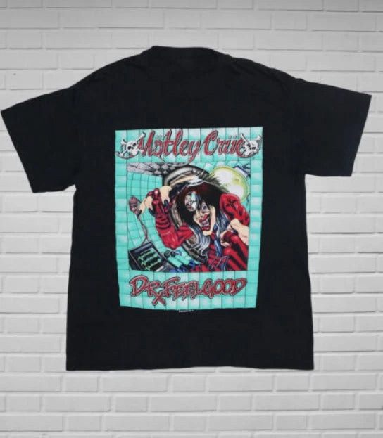1989 Motley Crue Dr. Feelgood T-Shirt Unisex Rock Band Tee