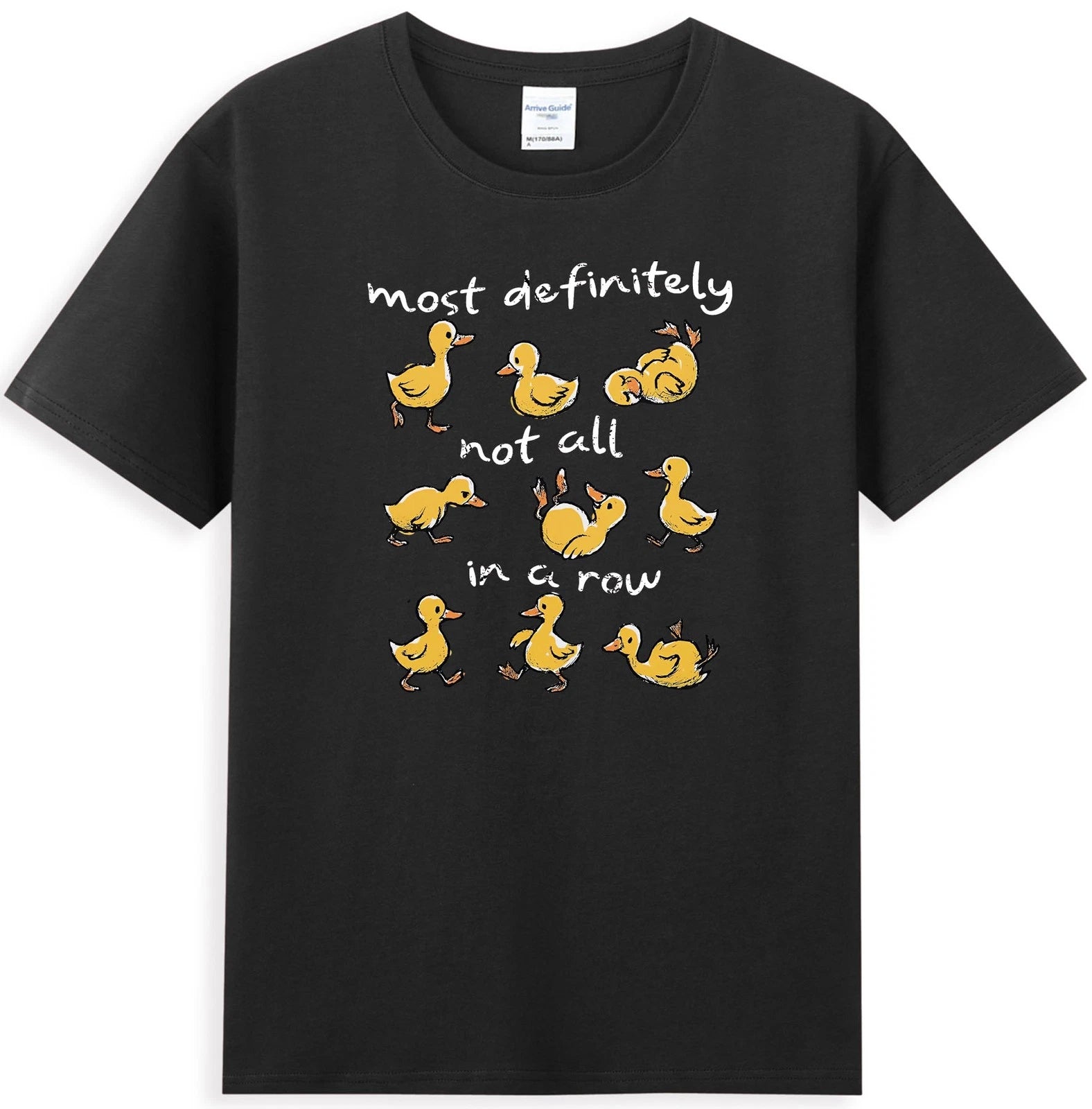Most Definitely Not All In A Row Duck Mental Health Men's T-Shirt