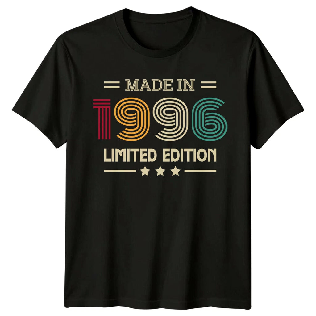 Made In 1996 Mens T Shirt 30th Birthday Gift Limited Edition