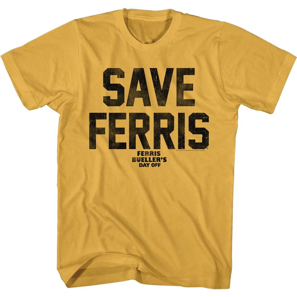 Ferris Bueller's Day Off Save Ferris Again T-Shirt
