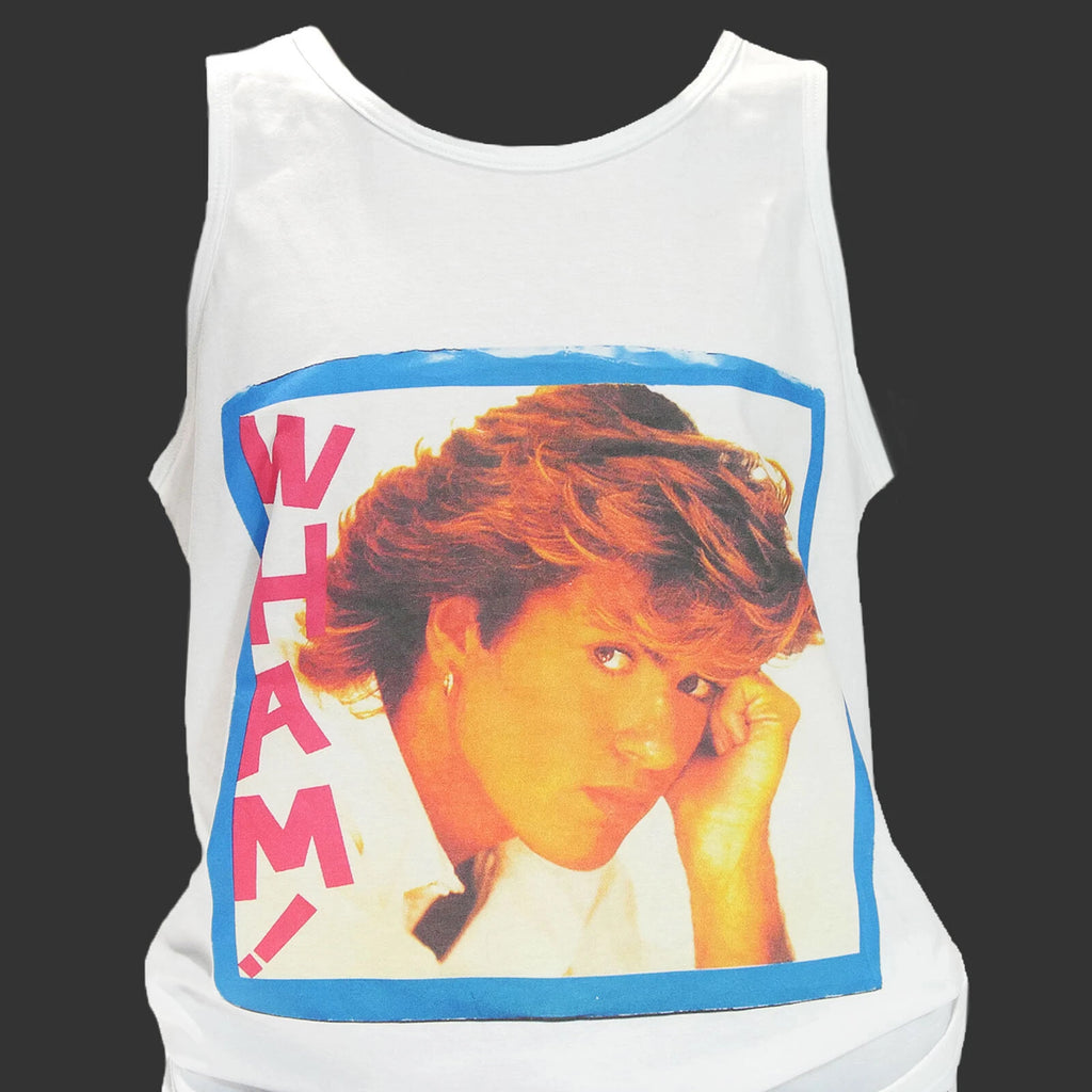 Wham! Pop Dance T-SHIRT vest top unisex white S-2XL