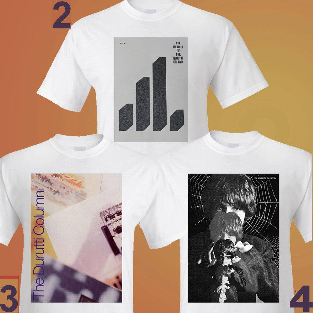The Durruti Column - Band T-shirt. Vini Reilly. Factory, Manchester