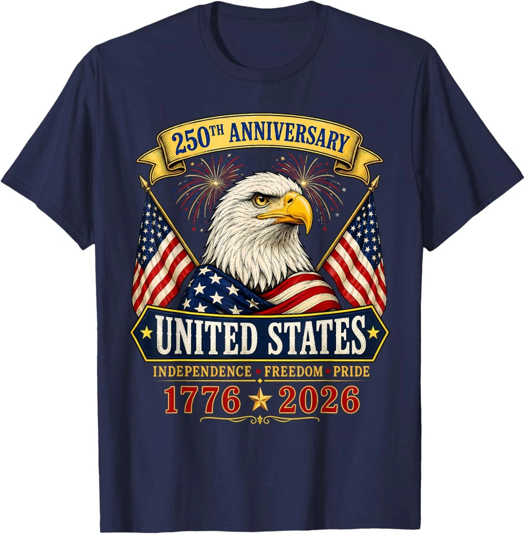 250 Anniversary USA 4th of July Patriotic 250 Years American Unisex T-Shirt