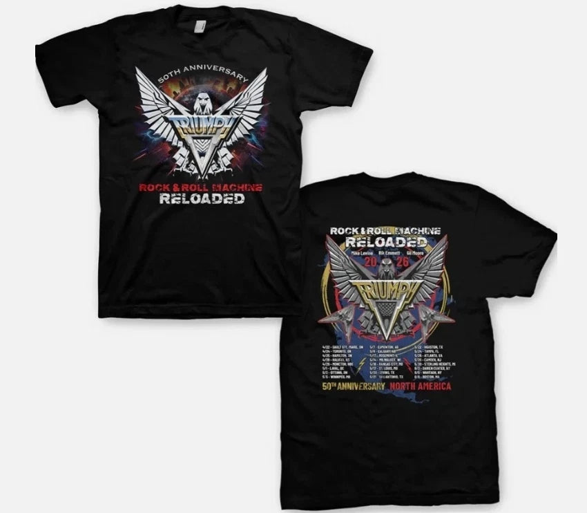 Triumph 2026 Reloaded Tour T-Shirt
