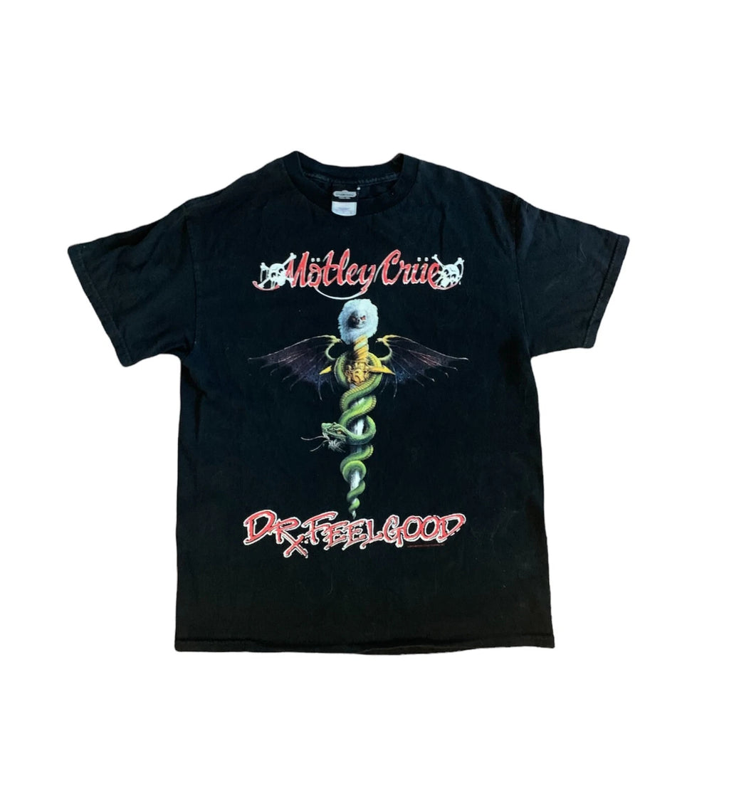 Mötley Crüe Dr. Feelgood Winterland 2 Sided 2003 T Shirt Medium Vintage