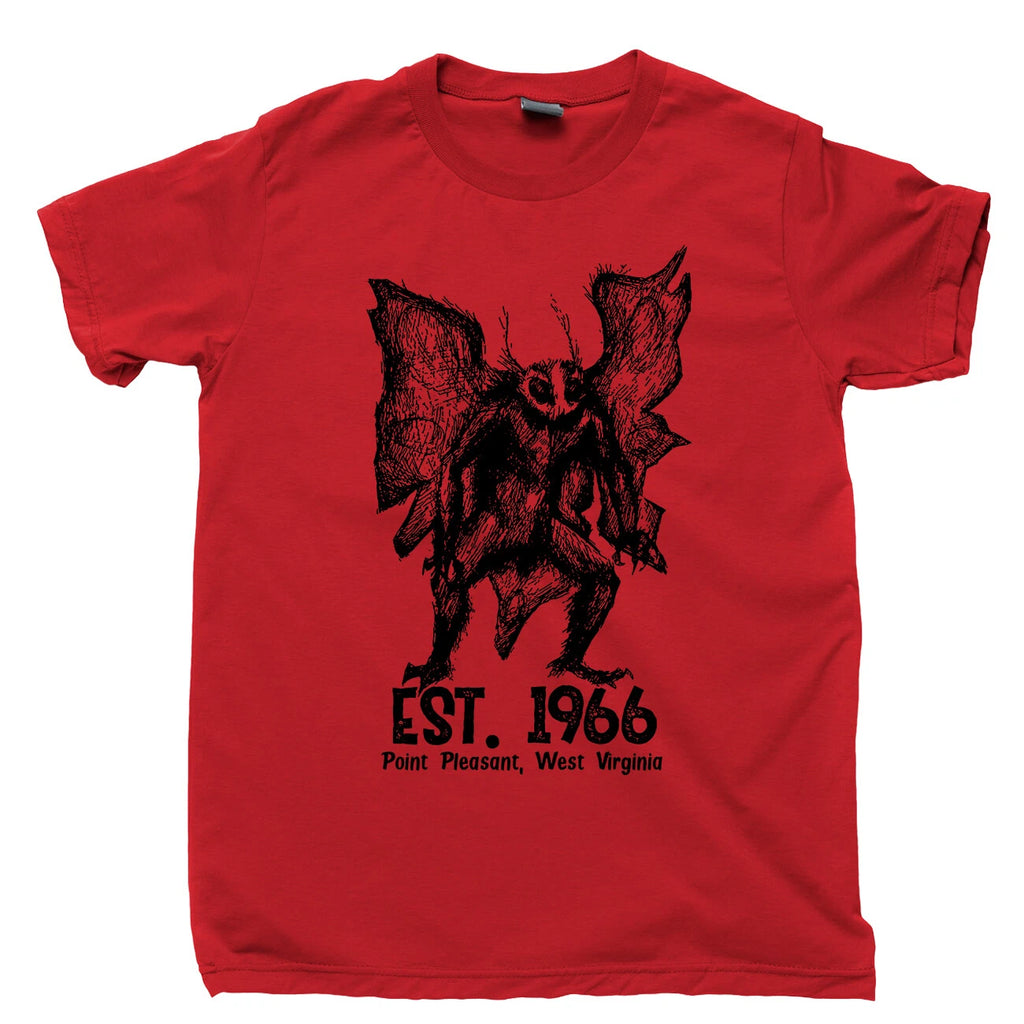 Mothman T Shirt Jackalope Bigfoot Sighting Cryptid Hunter Monster UFO Aliens Tee