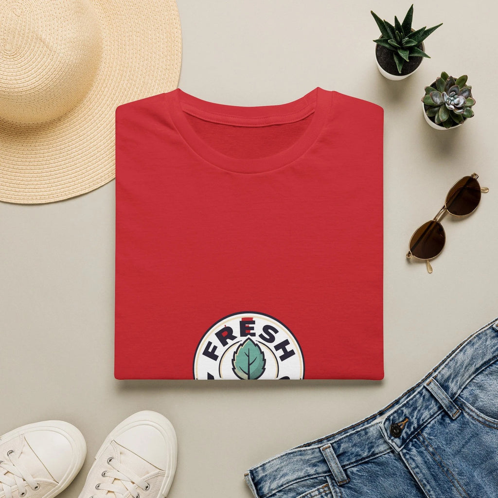 Fresh Mood T-Shirt | Leaf Logo Tee, Casual Graphic Shirt
