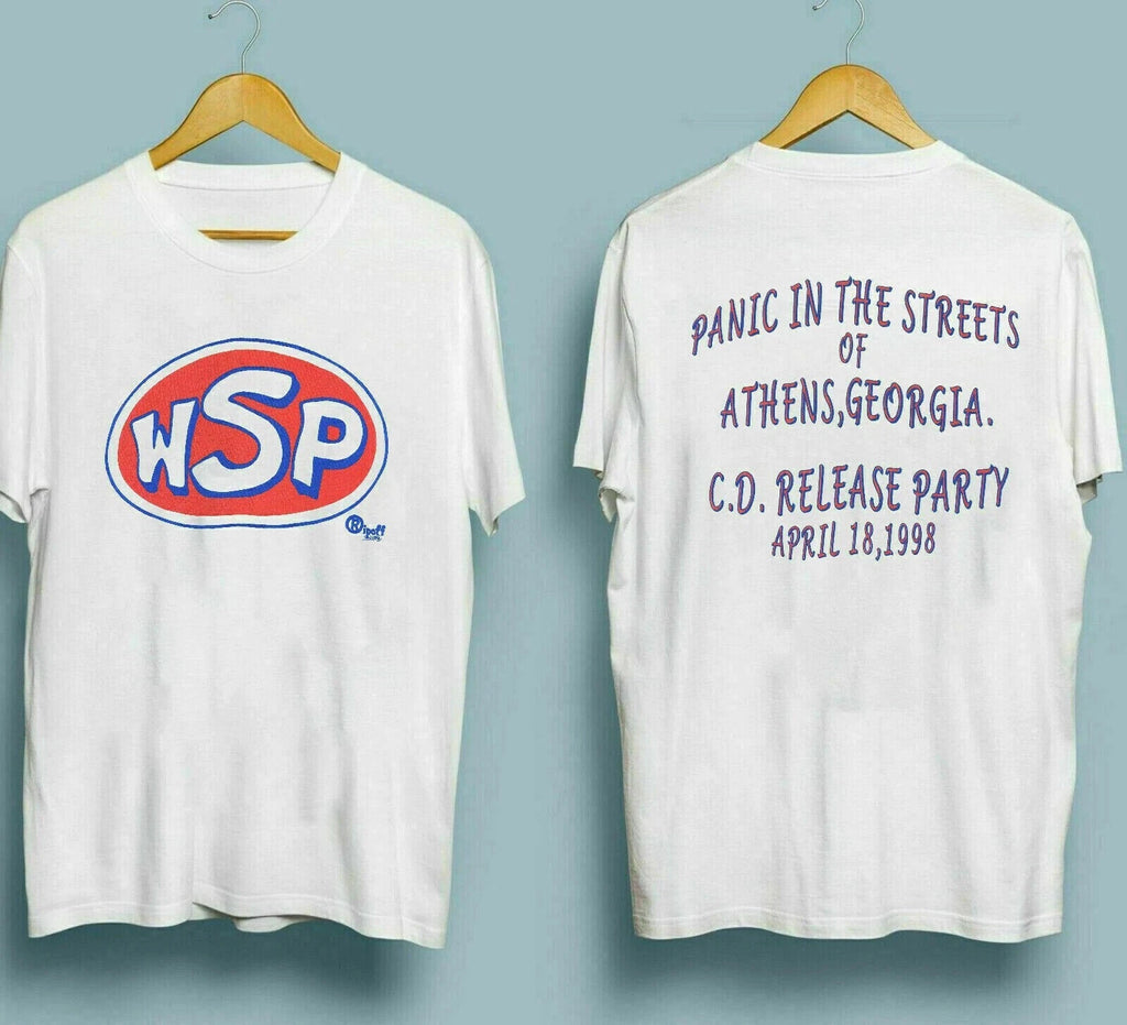 VTG 90s Widespread Panic In The Streets Athens Georgia 1998 Band T-Shirt