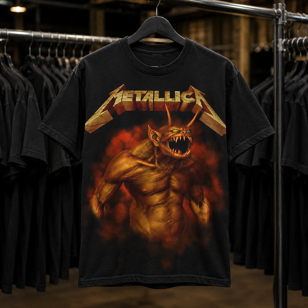 METALLICA Heavyweight T-Shirt 220GSM | Men’s Women’s Premium 100% Cotton