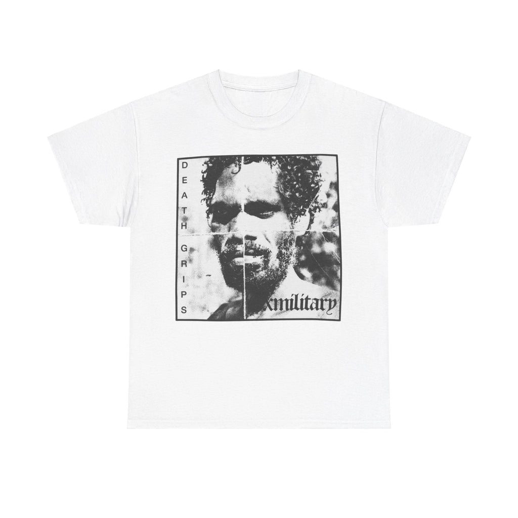Death Grips Exmilitary Classic Tee Album Tour Merch T-Shirt - White All Sizes