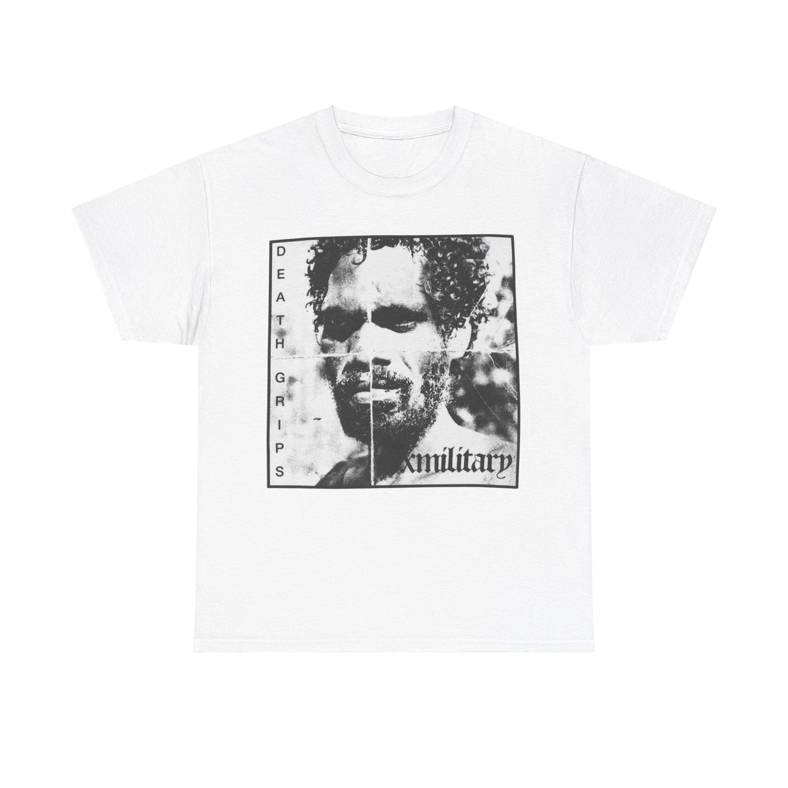 Death Grips Exmilitary Classic Tee Album Tour Merch T-Shirt - White All Sizes