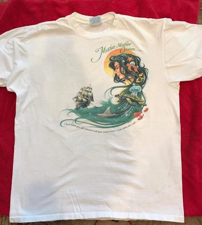 Vintage Jimmy Buffett Mother Ocean 1993 Caribbean Soul T Shirt