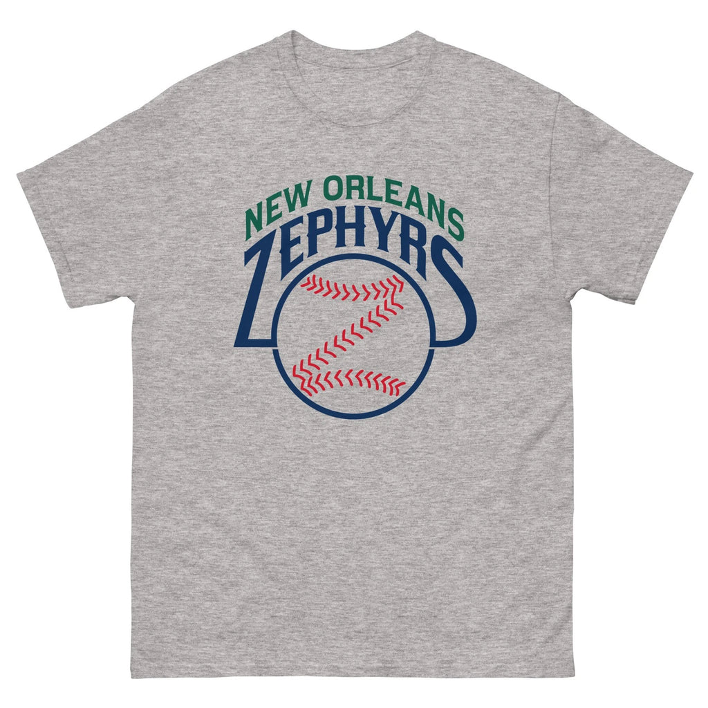 New Orleans Zephyrs Baseball Logo Shirt Vintage Style Clean Graphic Tee