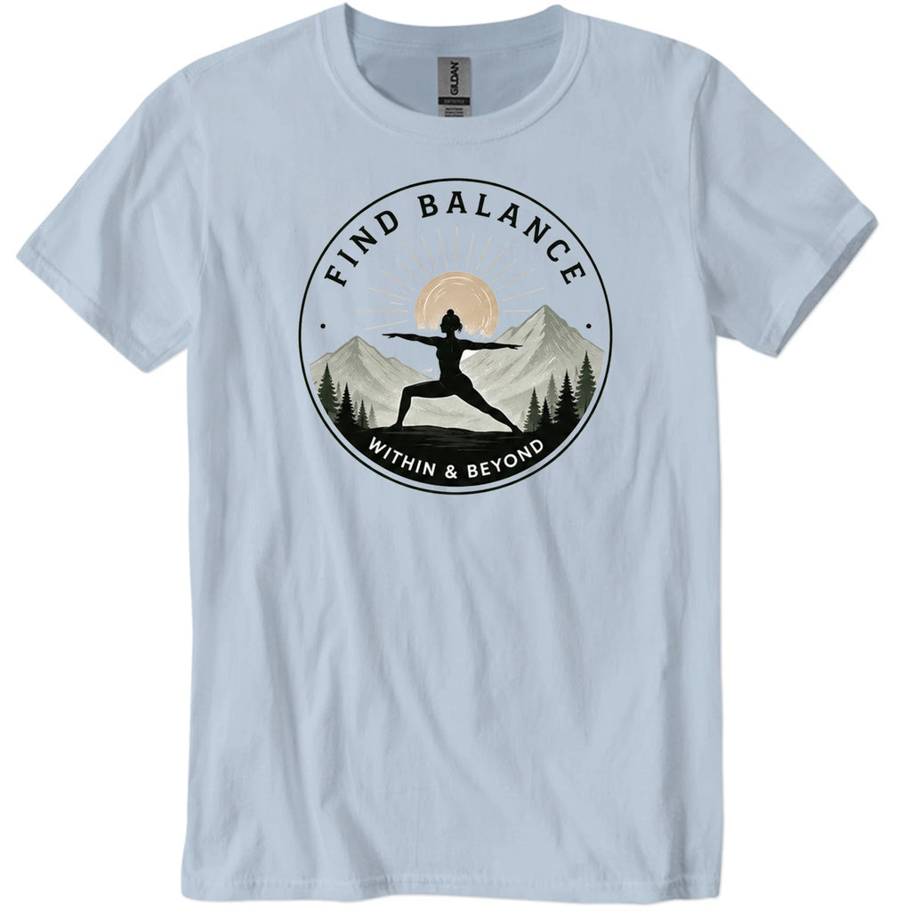 Find Balance Graphic Casual T Shirt