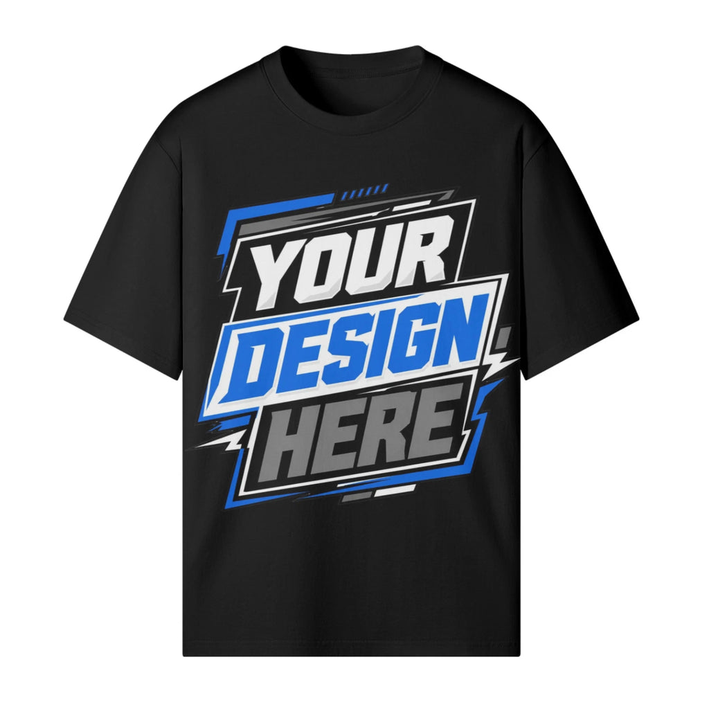 Custom Personalized T-Shirt 220 GSM Heavyweight | Your Design Text Print Logo