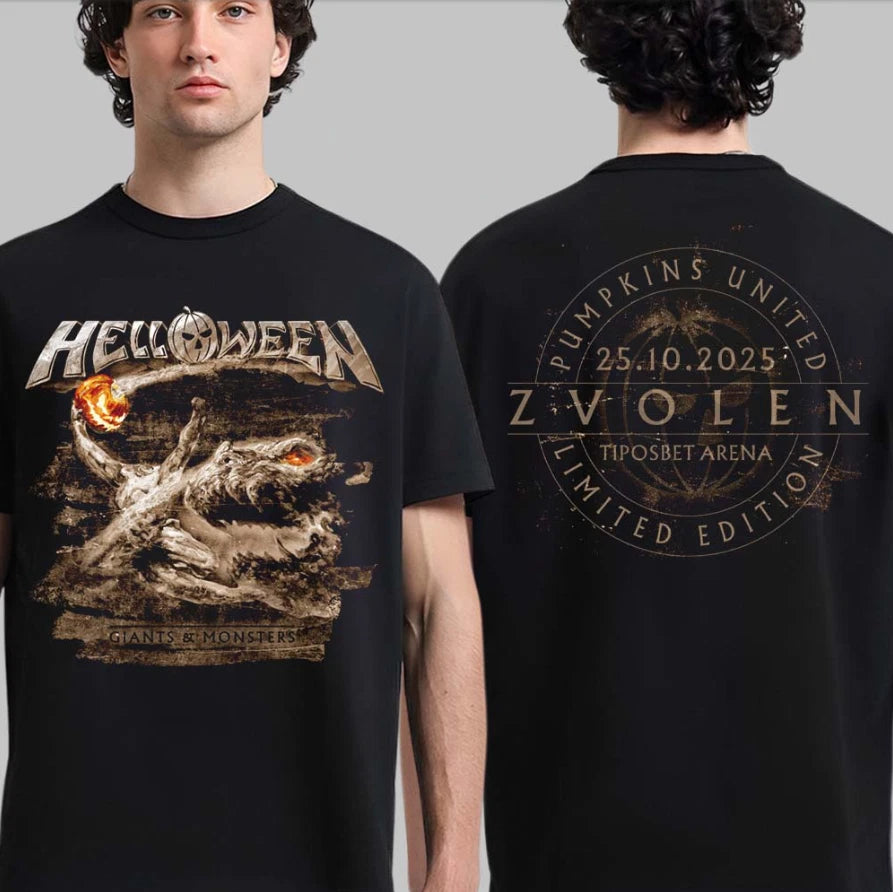 Helloween Giants And Monsters Tour 2025 Zvolen Tiposbet Arena T-Shirt