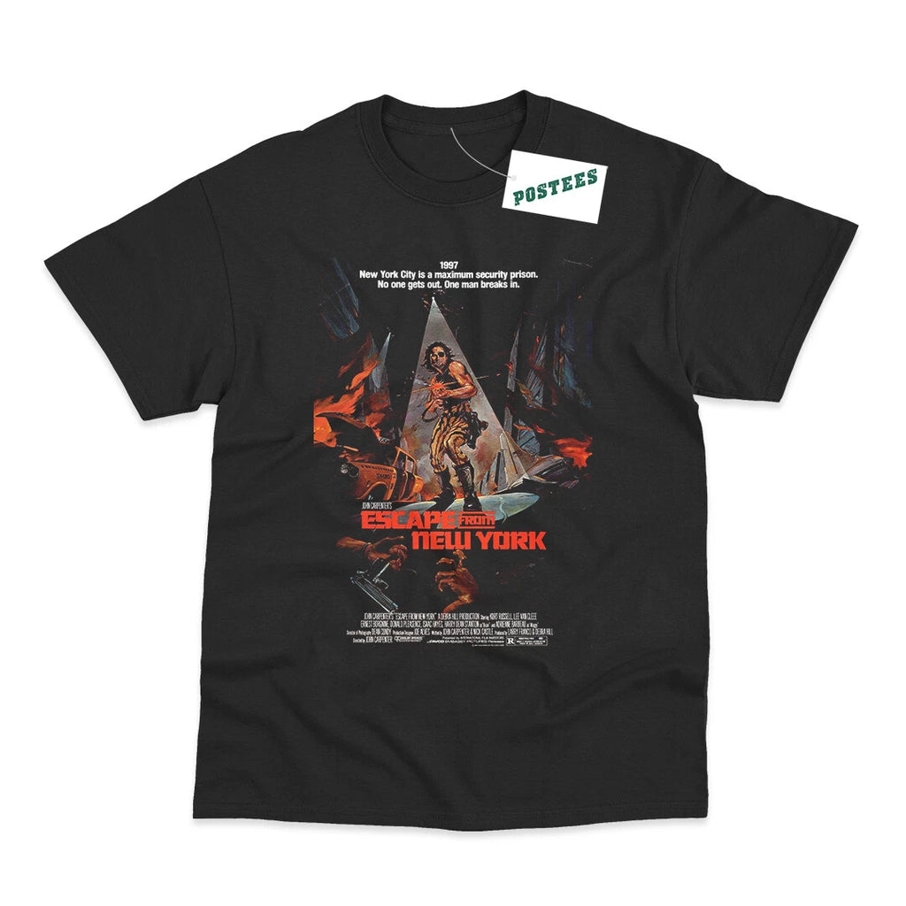 Retro Movie Poster Inspired By Escape From New York DTG Printed T-Shirt