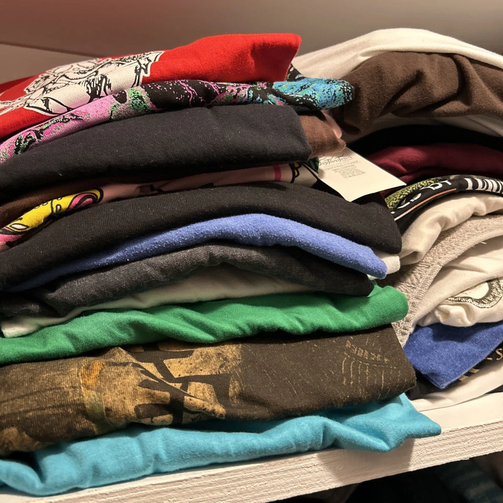 Random Graphic Shirt Lot Of 10 Mens Size L Throwback Vintage Retro Reseller