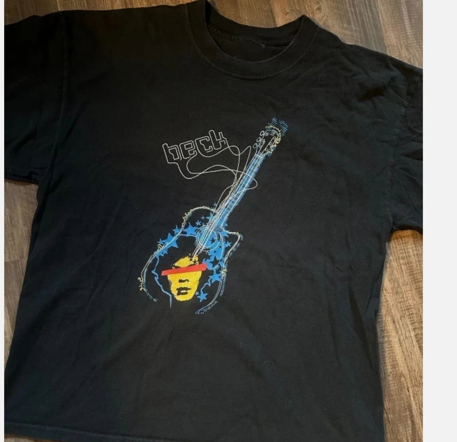 Vintage 90s Beck Band Concert Tour Black All Size Gift Fan Shirt