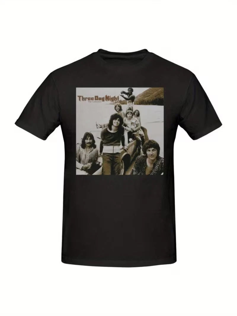 Three Dog Night Vintage Band Graphic T-Shirt - 100% Retro 70s/80s Tee with Iconi
