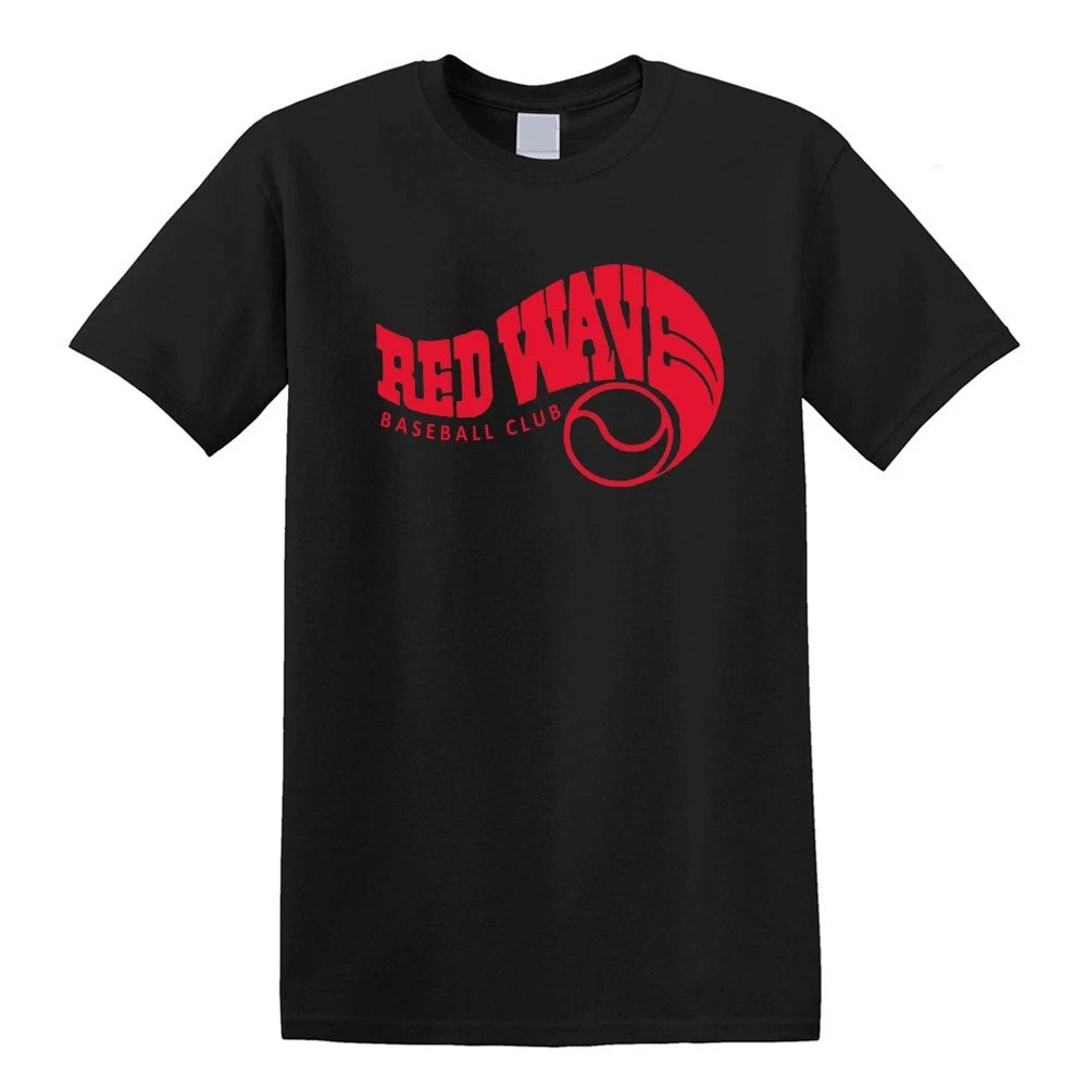 Riverside Red Wave California Baseball Classic Club Men's Black Size S to 5XL