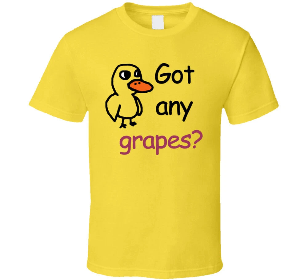 Got Any Grapes The Duck Song Funny Video T Shirt
