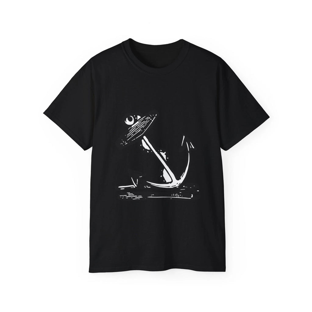 Vintage Anchor Navy Sailor Nautical Tattoo | Custom Graphic T-Shirt