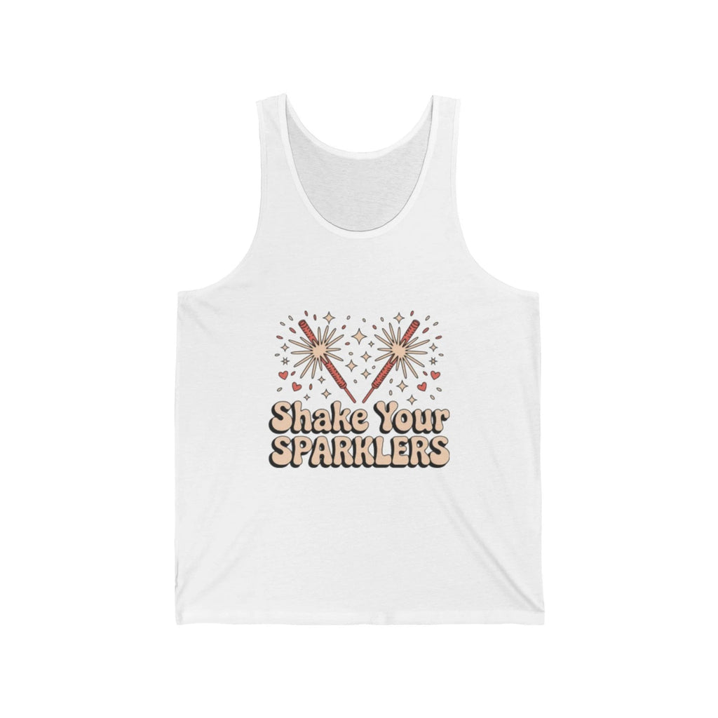 Shake Your Sparklers T-Shirt Fourth of July Graphic Tee Vintage Retro Women 4th