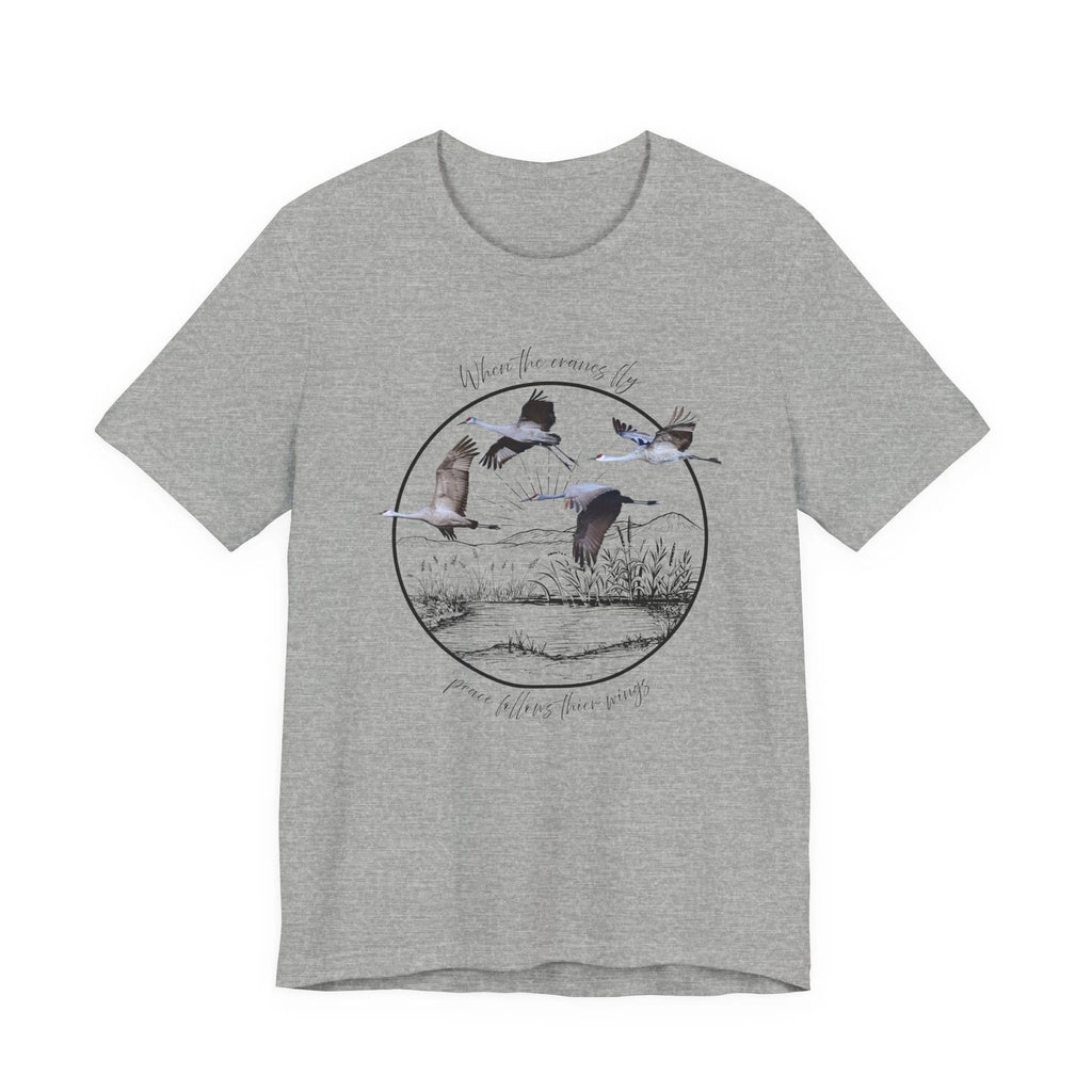 Sandhill Crane Shirt Birding Gift Bird Watching Birder Bird Nerd Birding Apparel