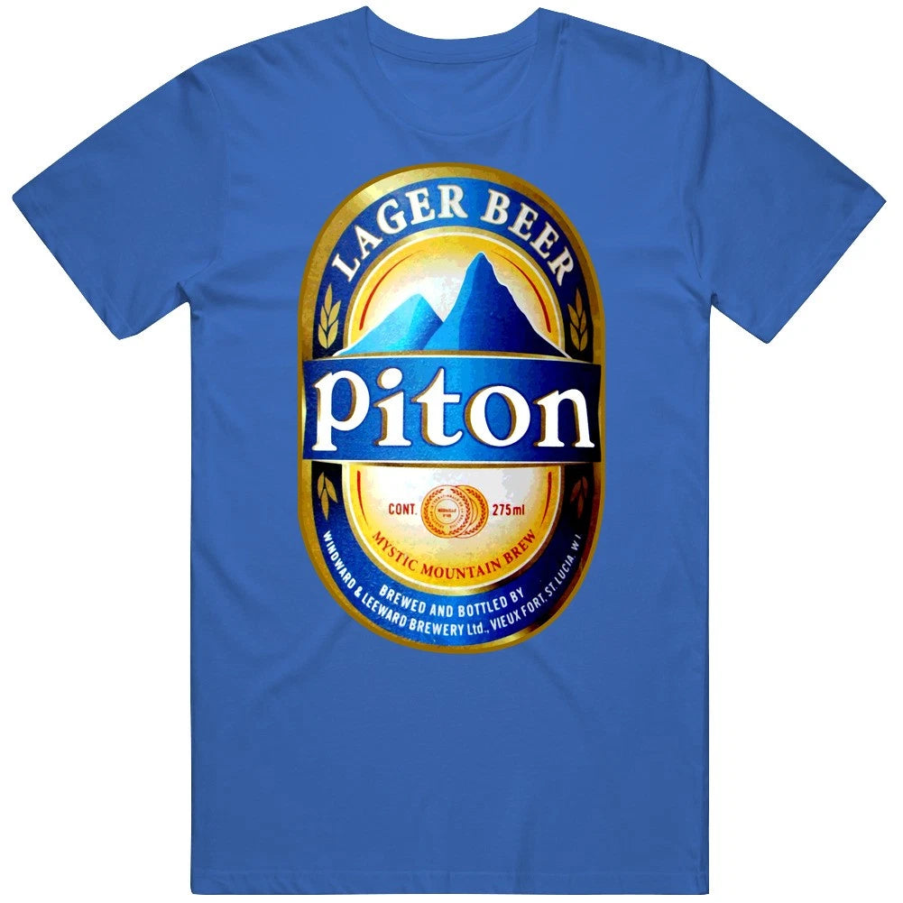 Piton Beer Lager St Lucia Vacation Island T Shirt