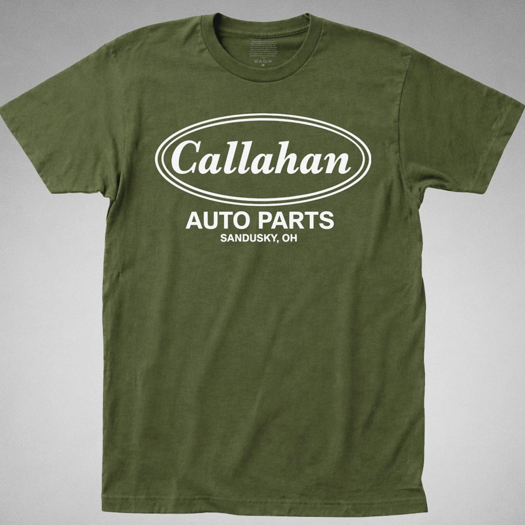CALLAHAN Auto Parts T-SHIRT Tommy Boy sandusky ohio chris farley david spade tee