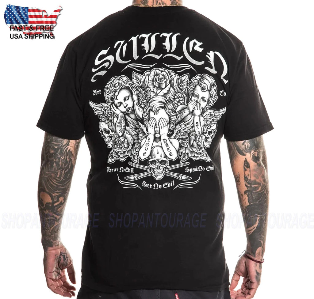 Sullen Art Collective See No Evi Premium SCM7767 Short Sleeve T-shirt For Men