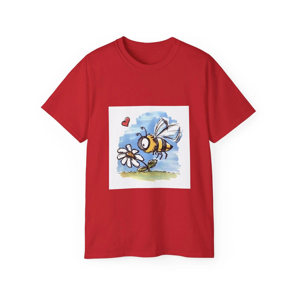 Insect Bee Entomology Flower Nature Daisy | Custom Graphic T-Shirt
