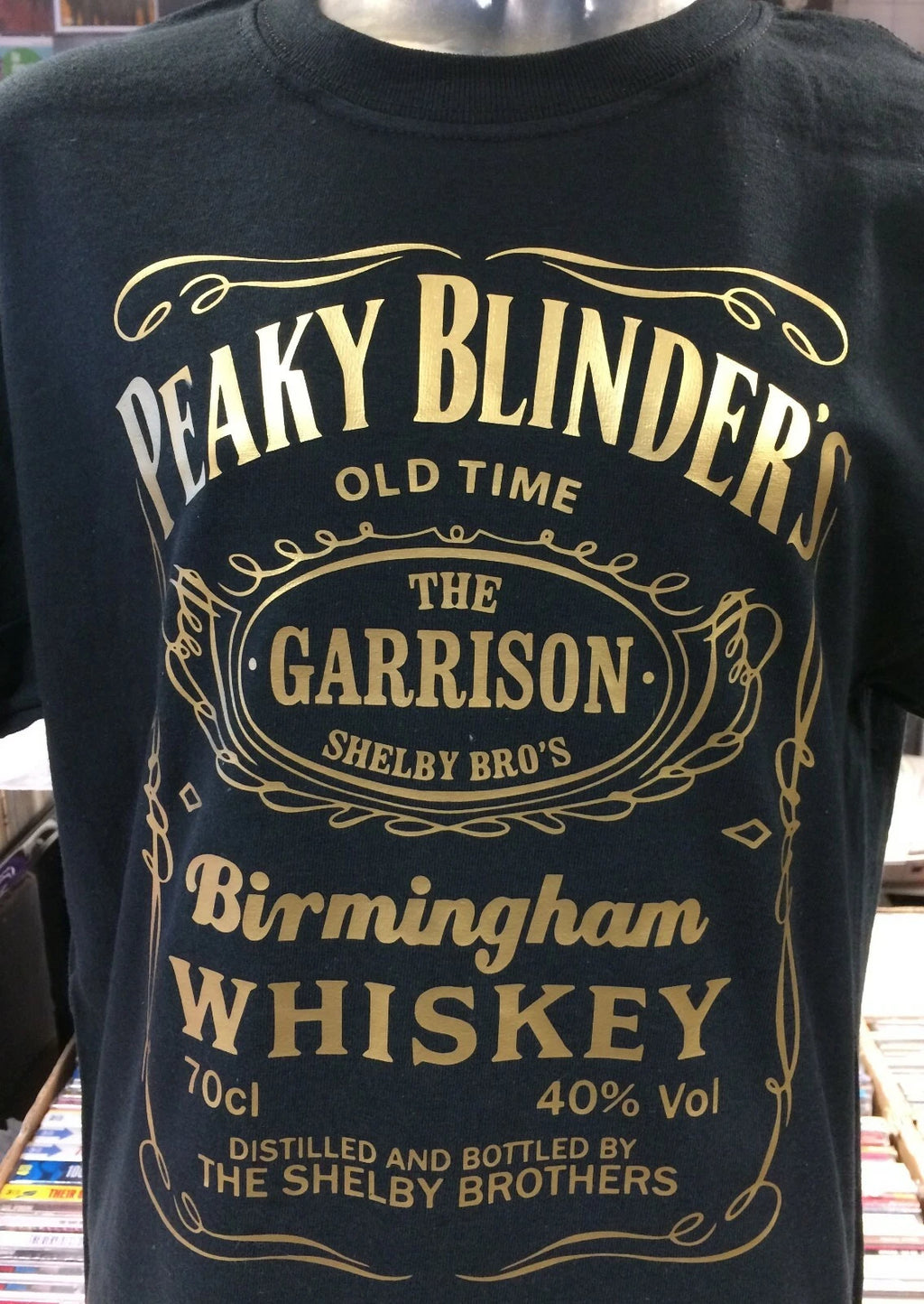 PEAKY BLINDERS - LATE 1800s BIRMINGHAM STREET GANGS -  100% COTTON  T-SHIRT