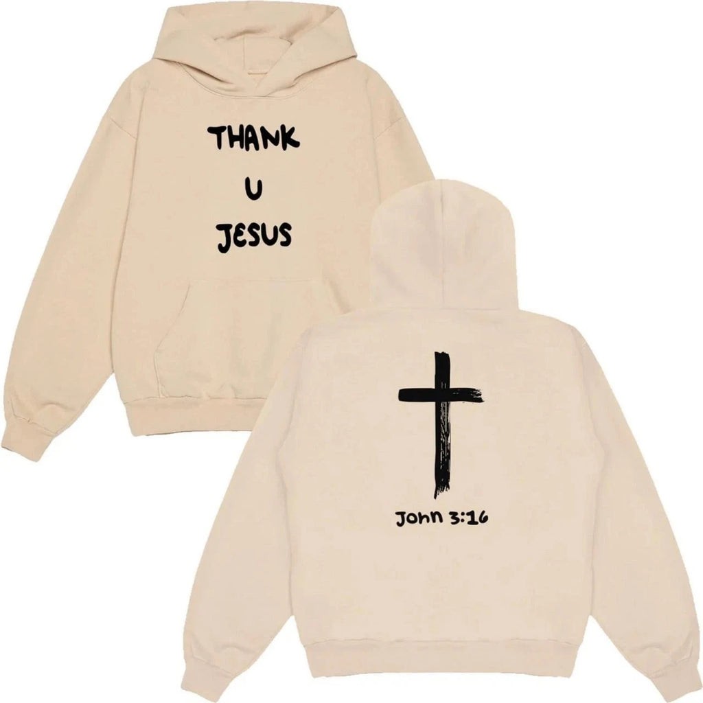 Daydrian Harding Merch Hoodie Thank U Jesus Holiday Hoodie