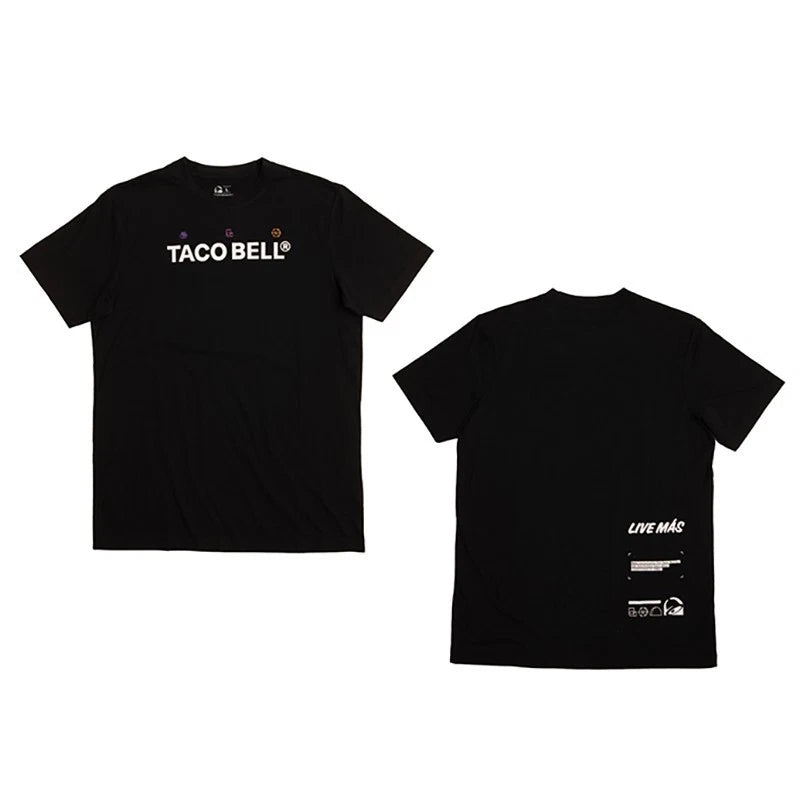 TACO BELL 🌮🔔 Employee Unisex Short Sleeve Screen Print LIVE MAS NiB Uniform