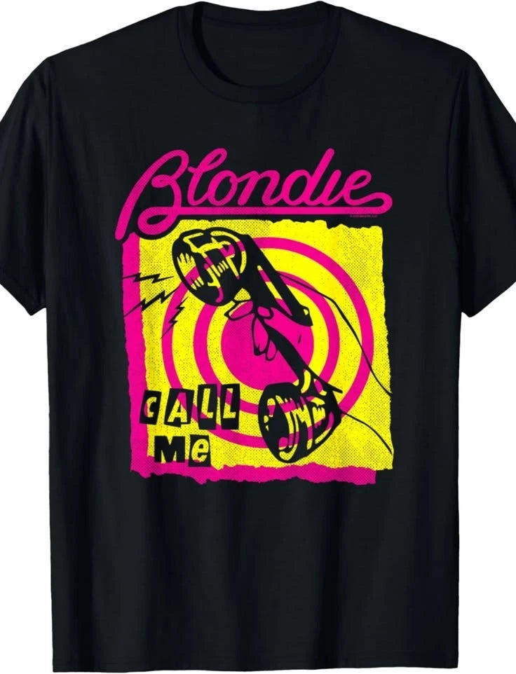 Blondie Call Me Colorful Vintage Band T-Shirt ASL120