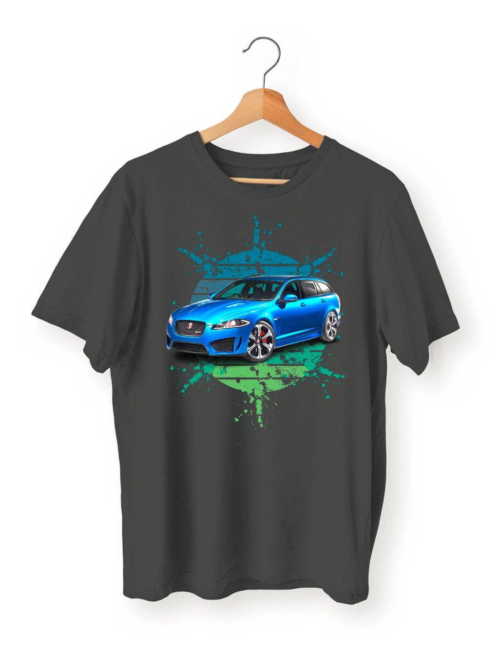 Jaguar XF Estate Blue Custom T-Shirt