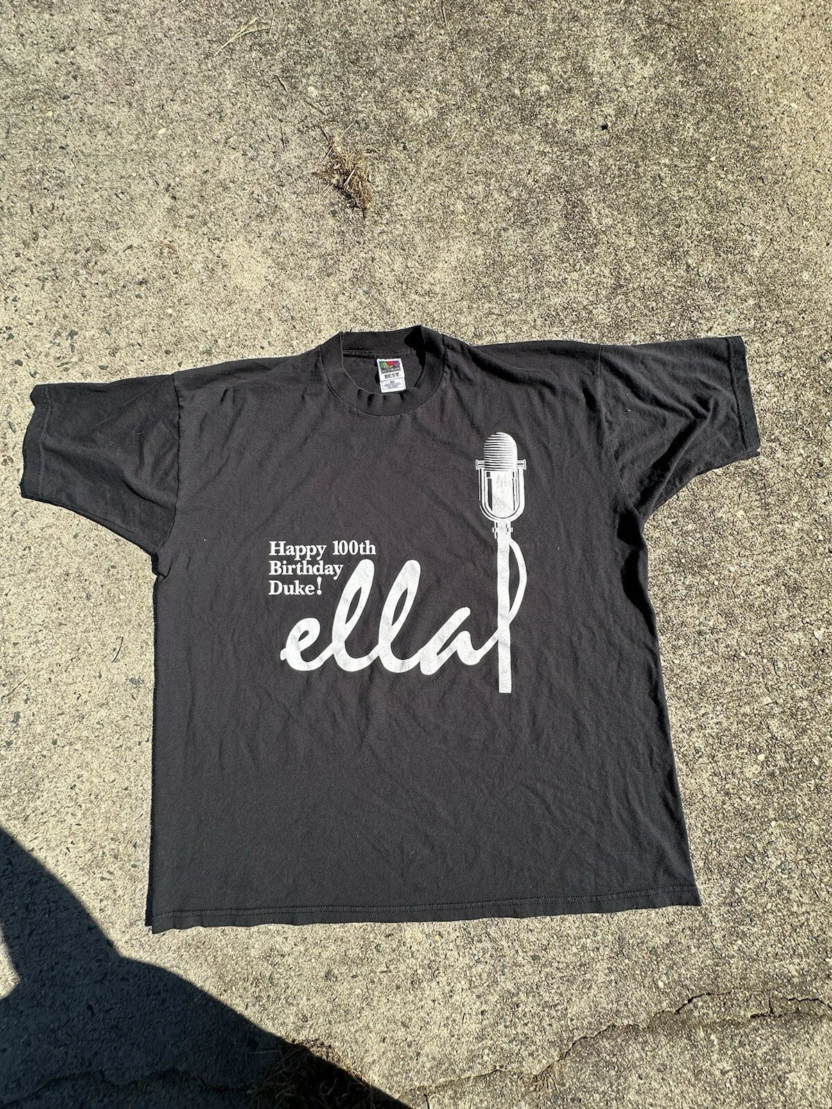 Vintage 90s Ella Fitzgerald Jazz Concert Birthday Tour Size 2XL