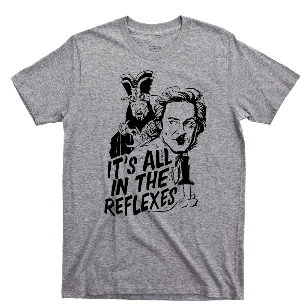 Jack Burton It's All In The Reflexes T Shirt Big Trouble Little China Lo Pan Tee