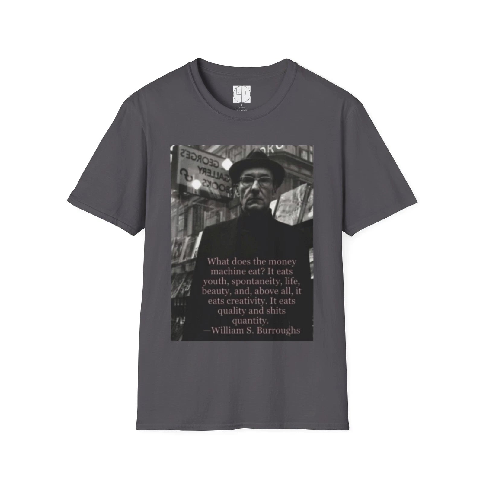 William S. Burroughs Art Quality quote t shirt